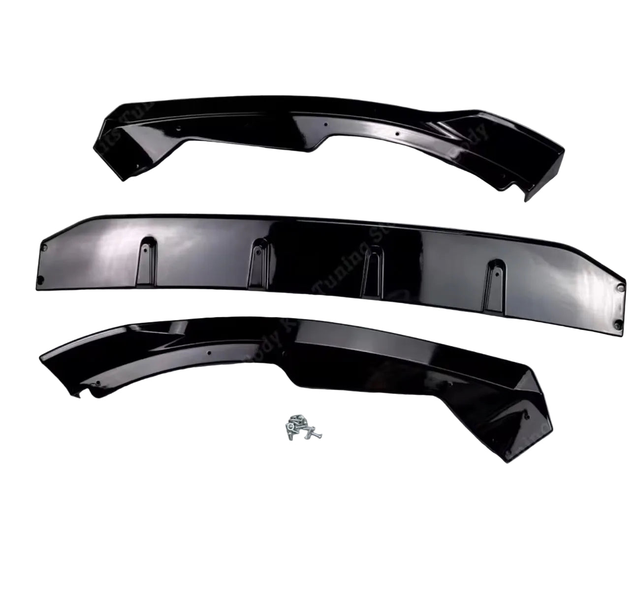 Ford Focus 2019+ Glos Black Front Lip Splitter