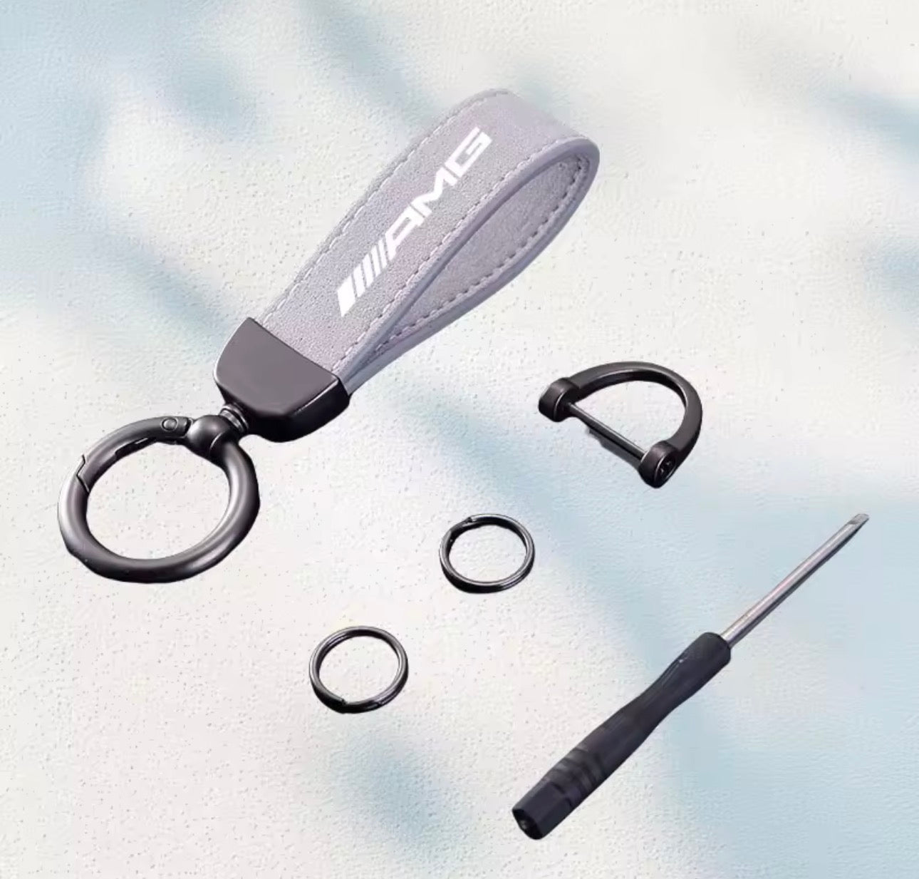 Mercedes-Benz AMG Leather Key Chain