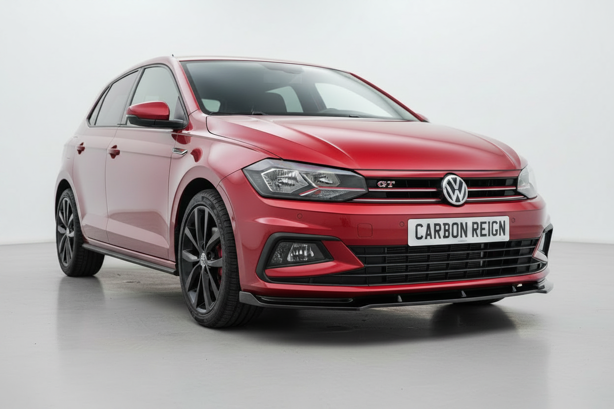 Volkswagen Polo Gloss Black GTI Style Lip Splitter