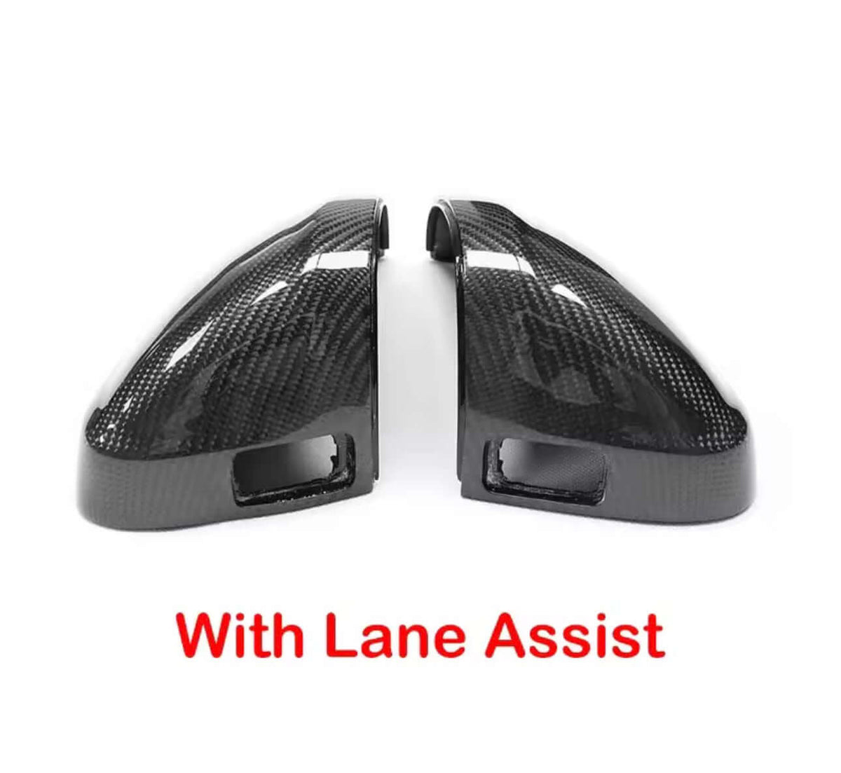 Audi A4 Carbon Fiber With Lane Assist Mirror Caps