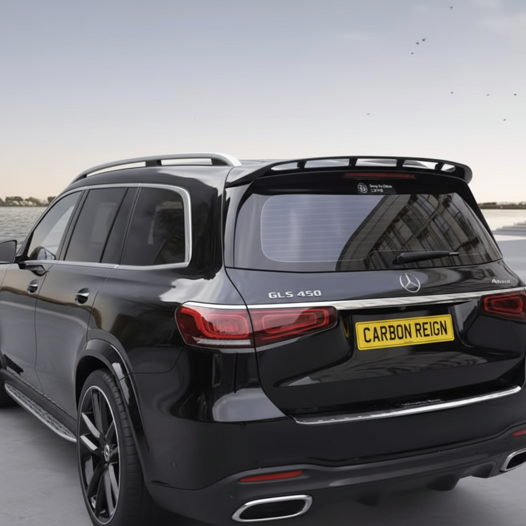 Mercedes GLE Maxton Design Carbon Fiber Roof Spoiler