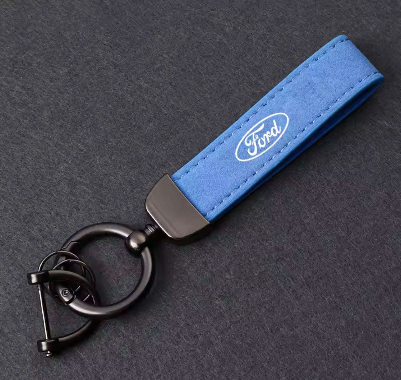 Ford Suede Leather Key Chains