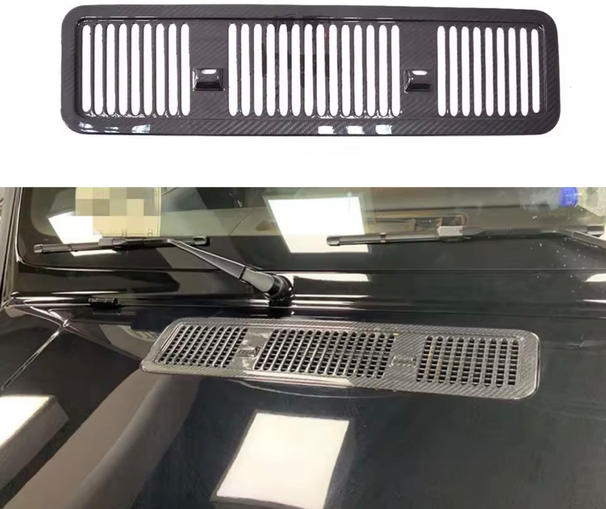BENZ G Class W464 W465 G63 G350D G550 G500 G450D Carbon Fiber Hood Air Vent Decorative Frame