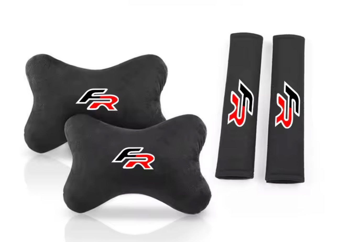 Seat FR Seatbelt Shoulder Pads & Headrest