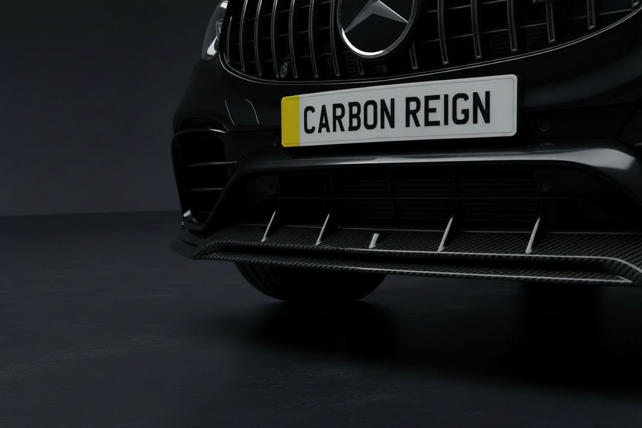 Mercedes GLC Carbon Fiber Front Lip Splitter