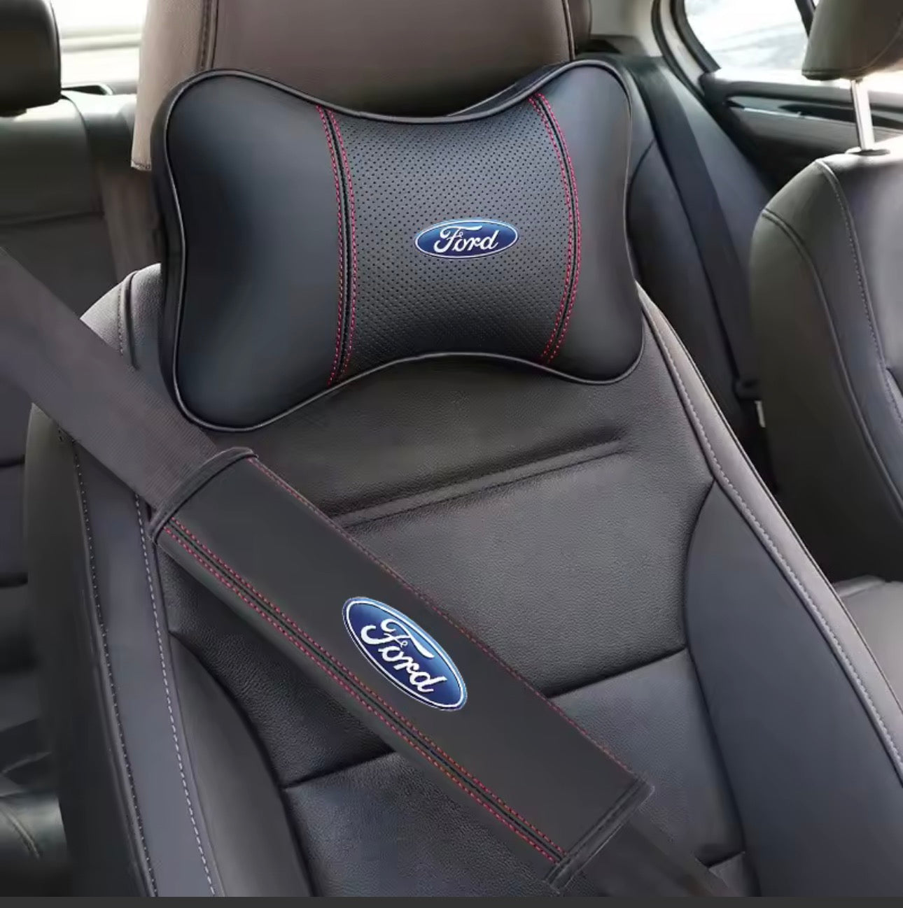 Ford Headrest Pillows and Seatbelt Shoulder Pads