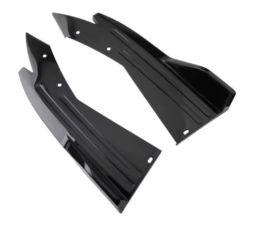 Jaguar Gloss Black Rear Bumper Lip Diffuser Splitter