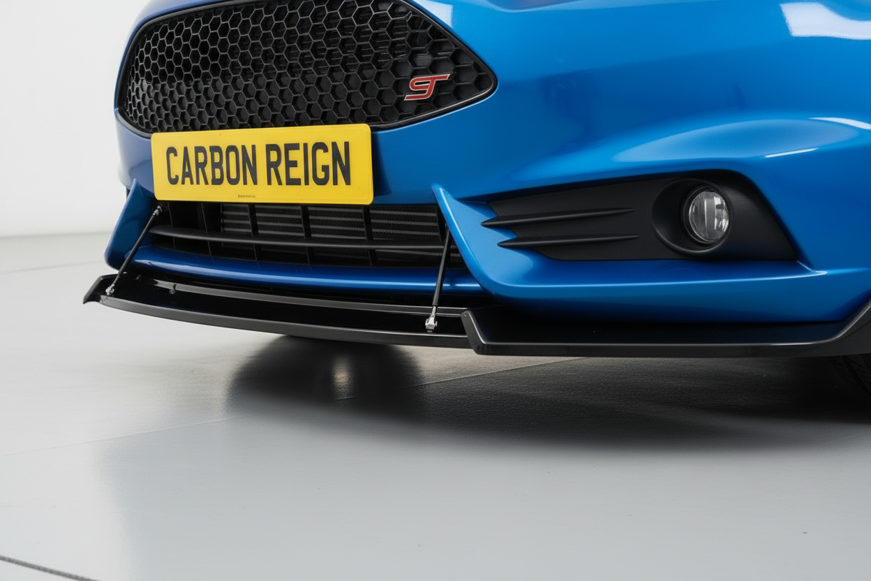 Ford Fiesta Gloss Black Front Splitter