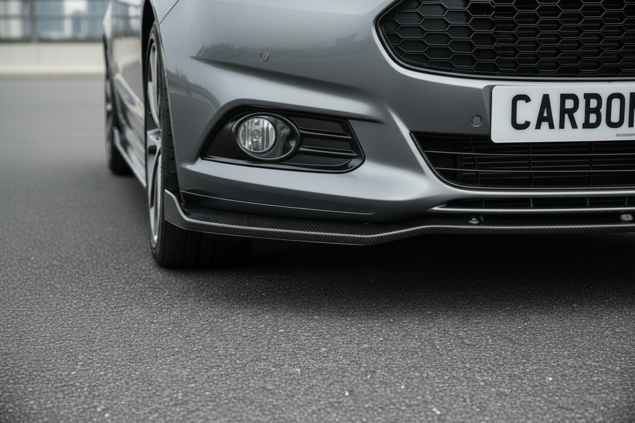 Ford Mondeo Gloss Black Front Lip Splitter