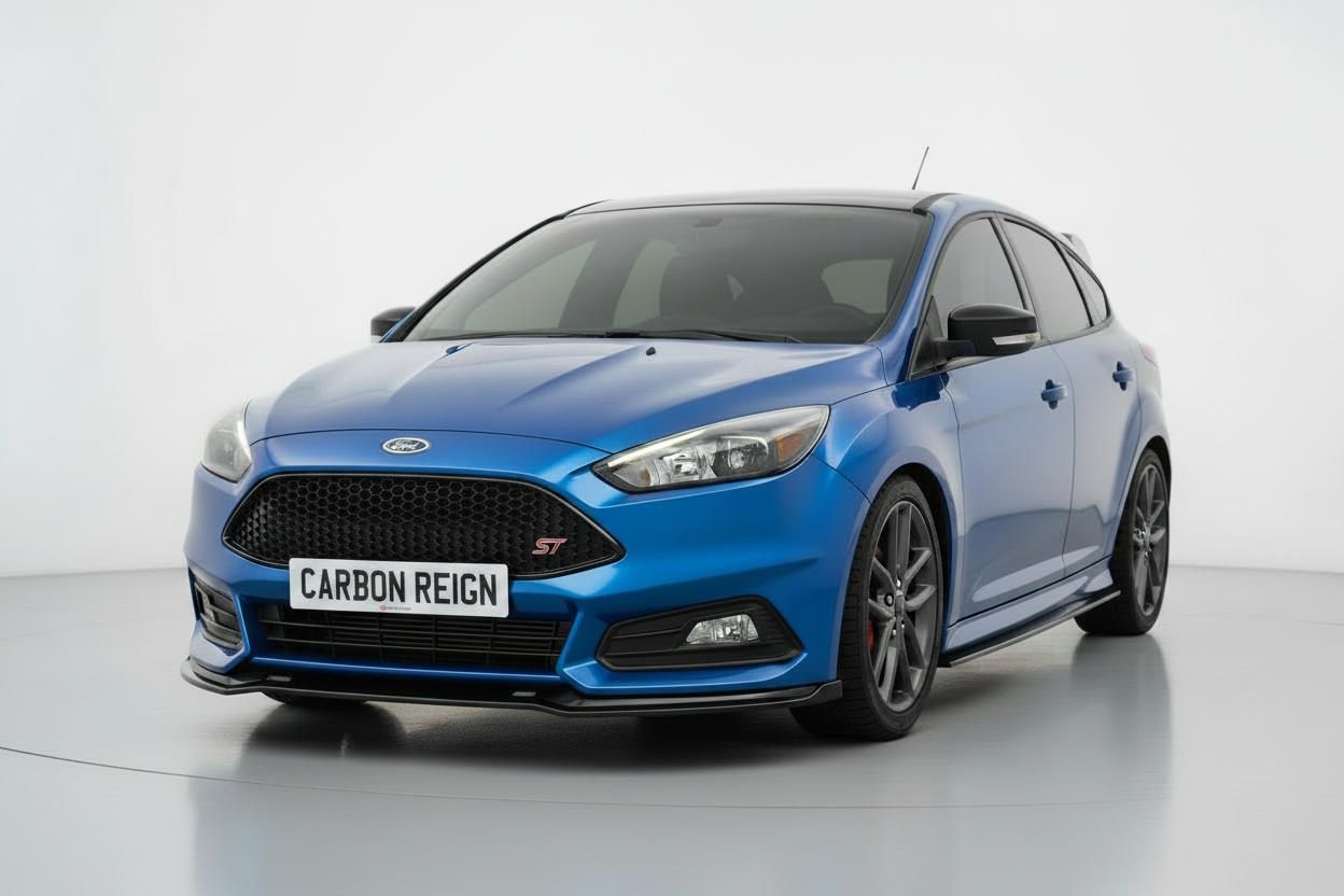 Ford Focus Gloss Black Front Lip Splitter