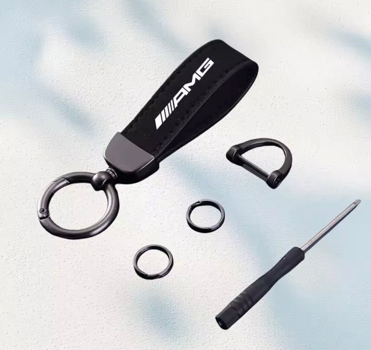 Mercedes-Benz AMG Leather Key Chain