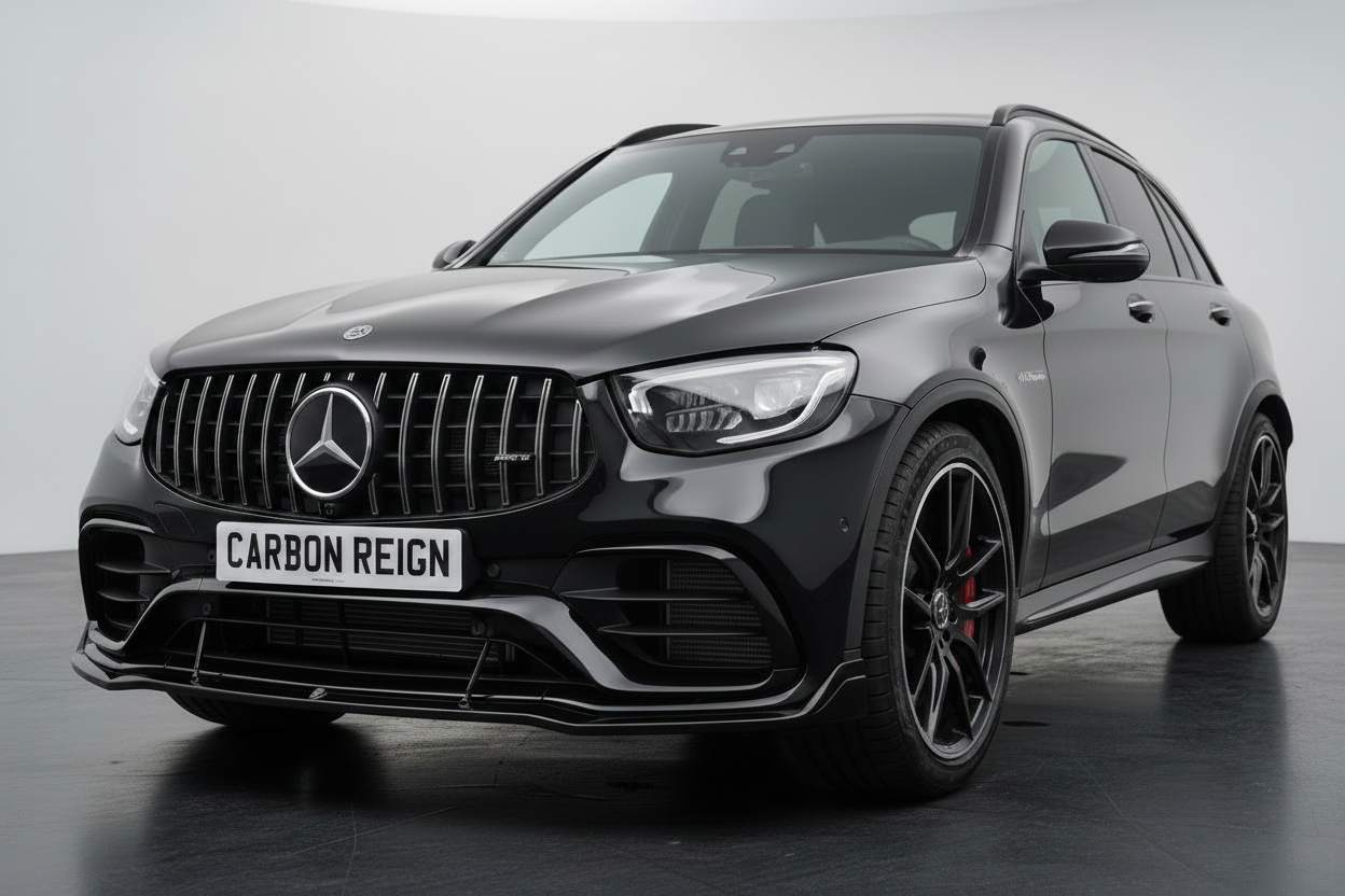Mercedes GLC Gloss Black Front Lip Splitter
