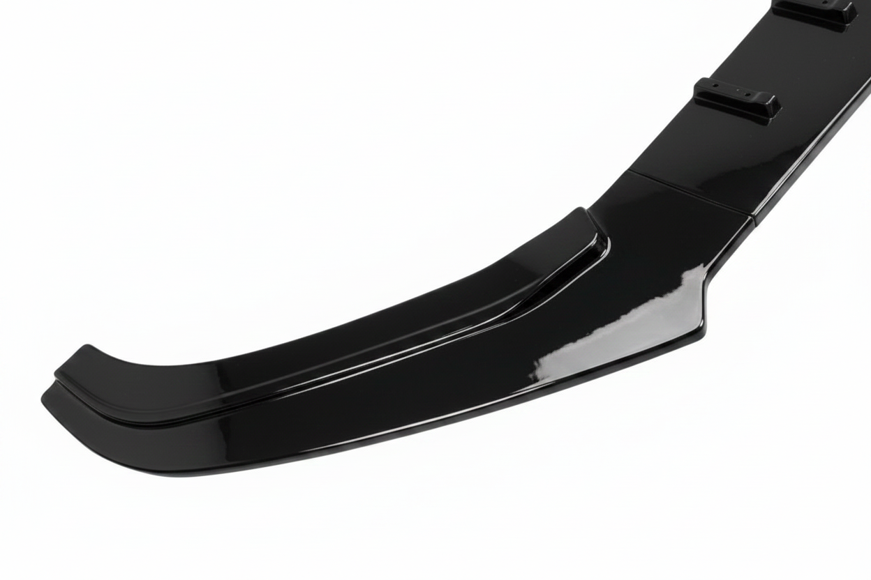 Mercedes GLE Maxton Gloss Black Design Front Lip Splitter