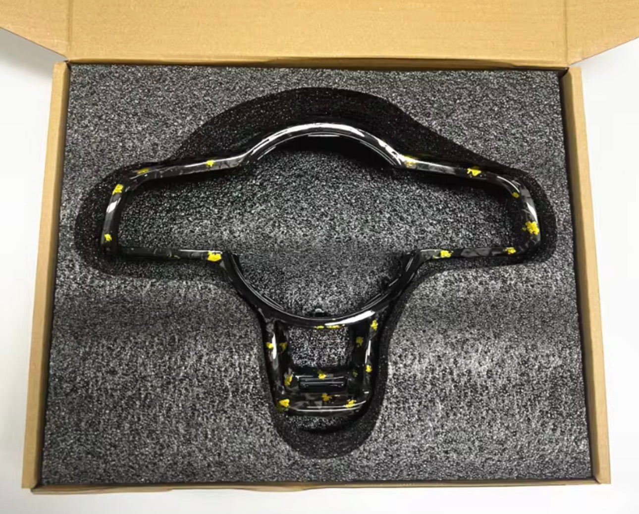 Volkswagen Carbon Fiber Steering Wheel Trim Cover