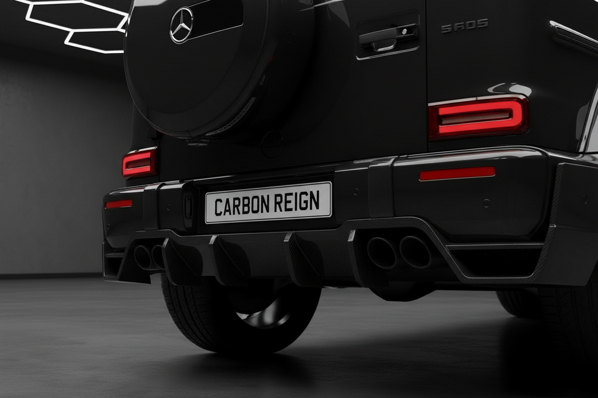 Mercedes Benz G Class W464 G63 2018-20123 Carbon Fiber Back lip Diffuser