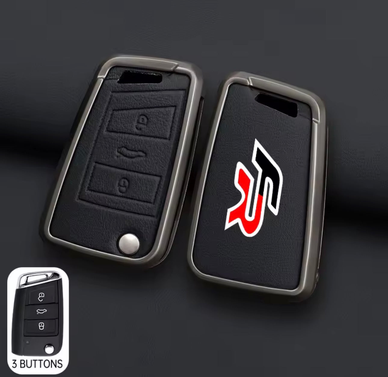 Seat FR Leather Zinc Alloy Key Cover