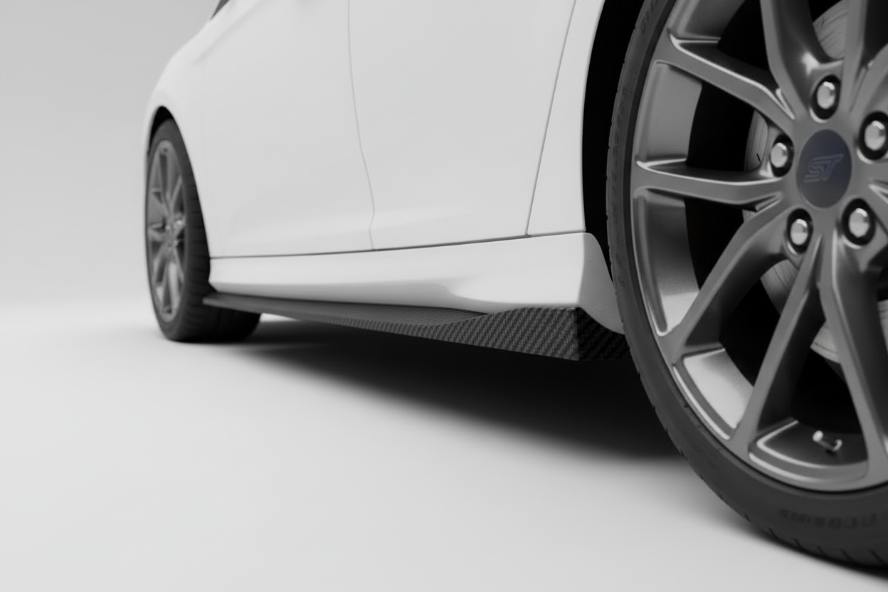 Ford Focus Carbon Fiber Side Skirt