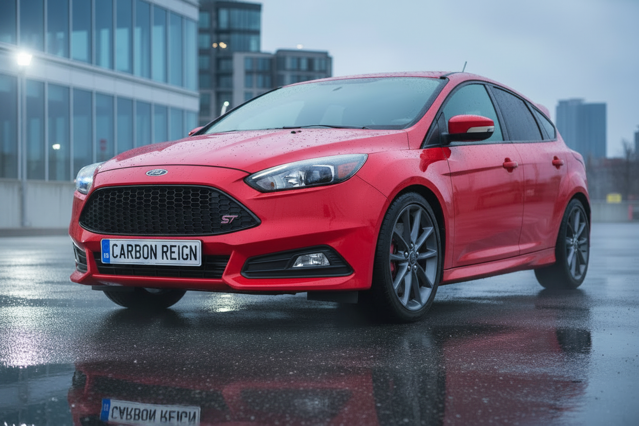 Ford Focus Gloss Black ST Honeycomb Grill