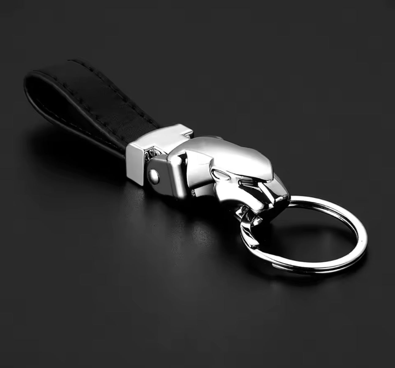 Jaguar Head Key Chain