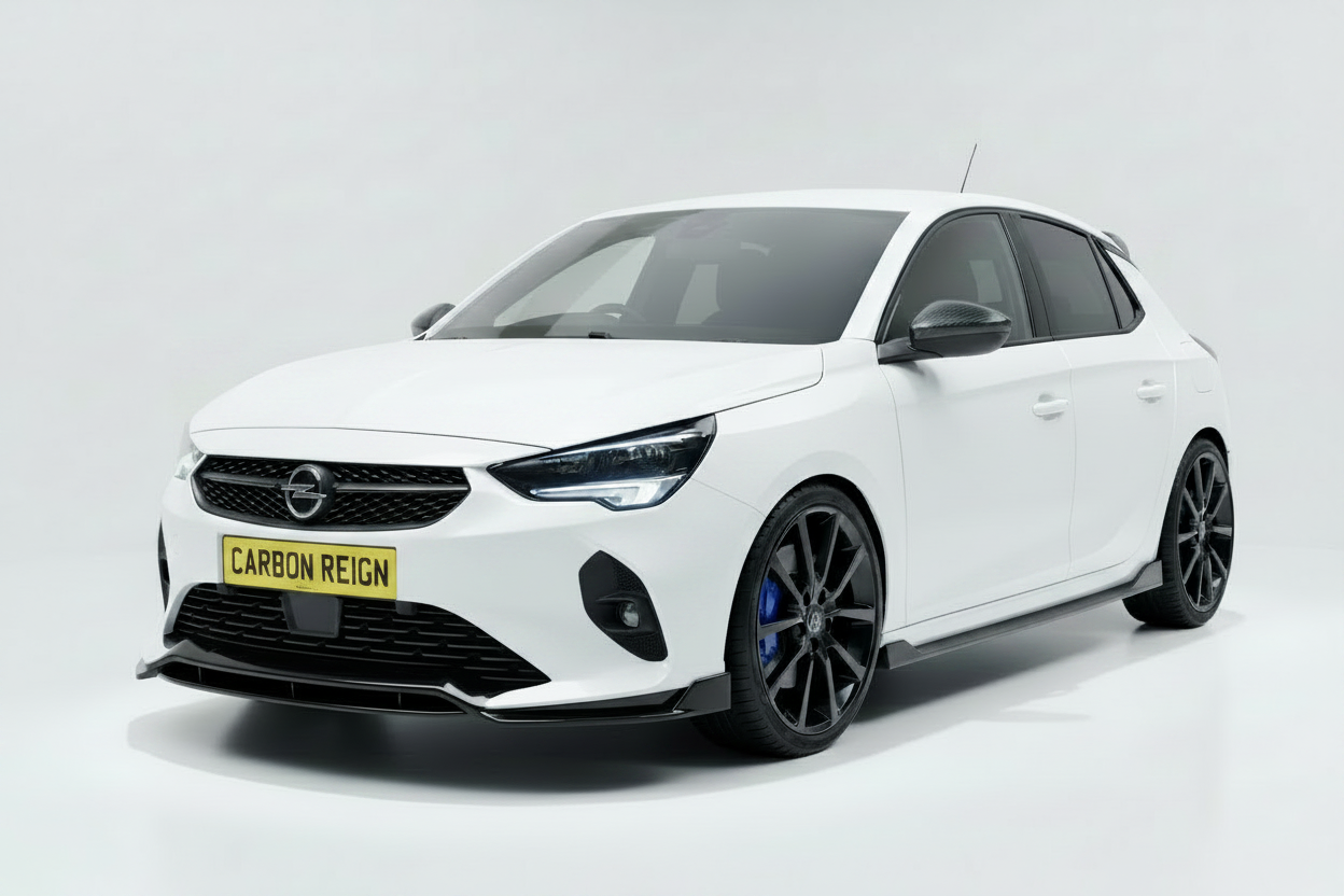 Vauxhall Corsa Gloss Black Front Lip-Splitter