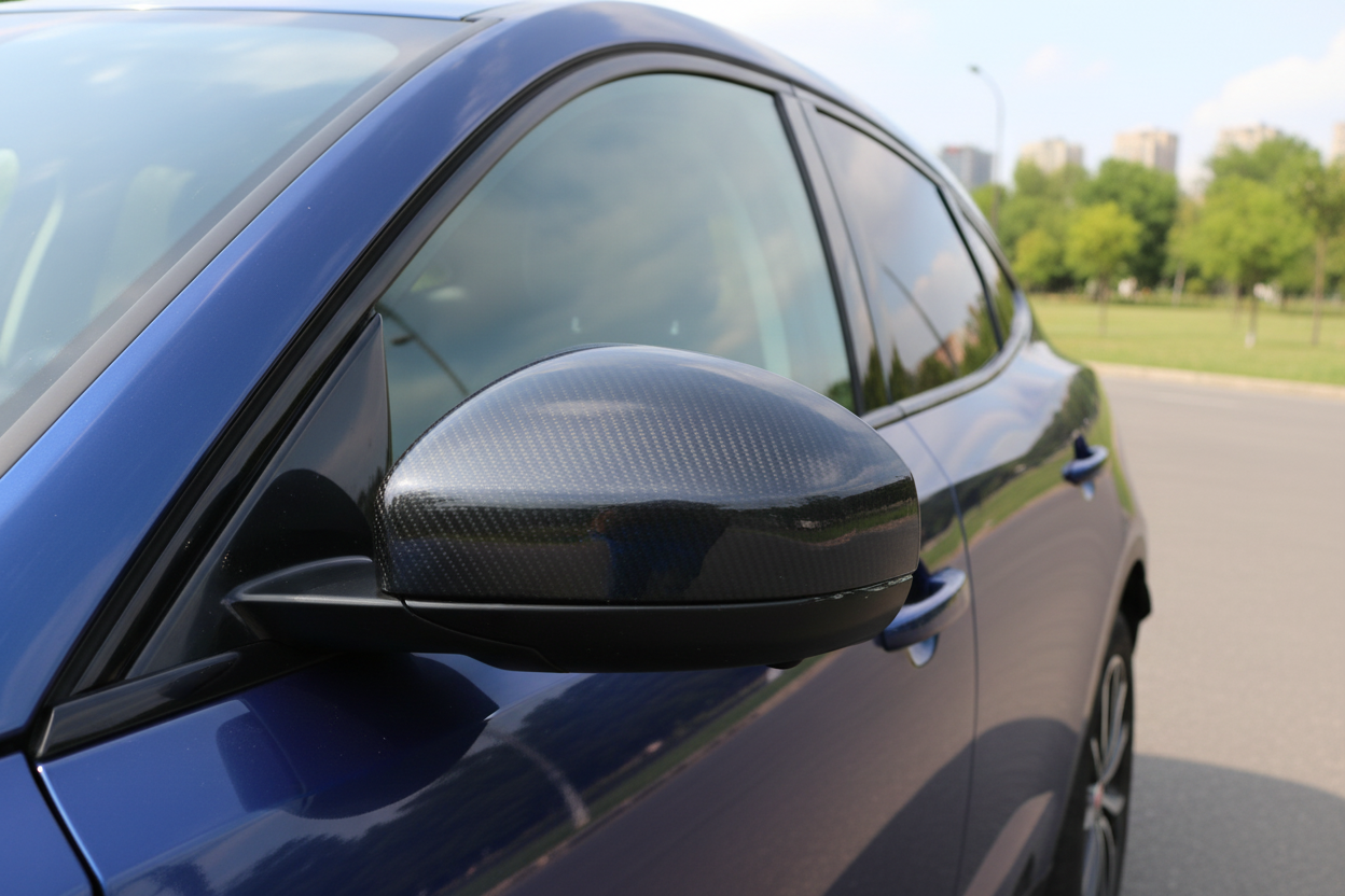 Jaguar E and F Pace Carbon Fiber Mirror Covers