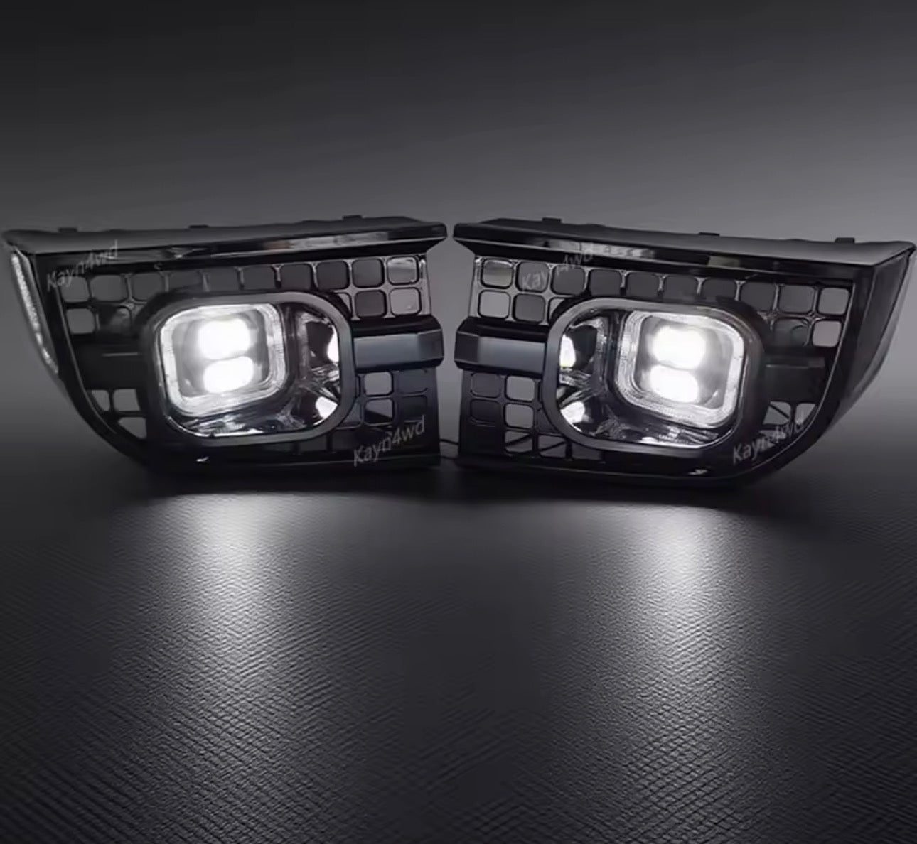Land Rover Defender Urban Style Front Square DRL Intake LED Fog Light