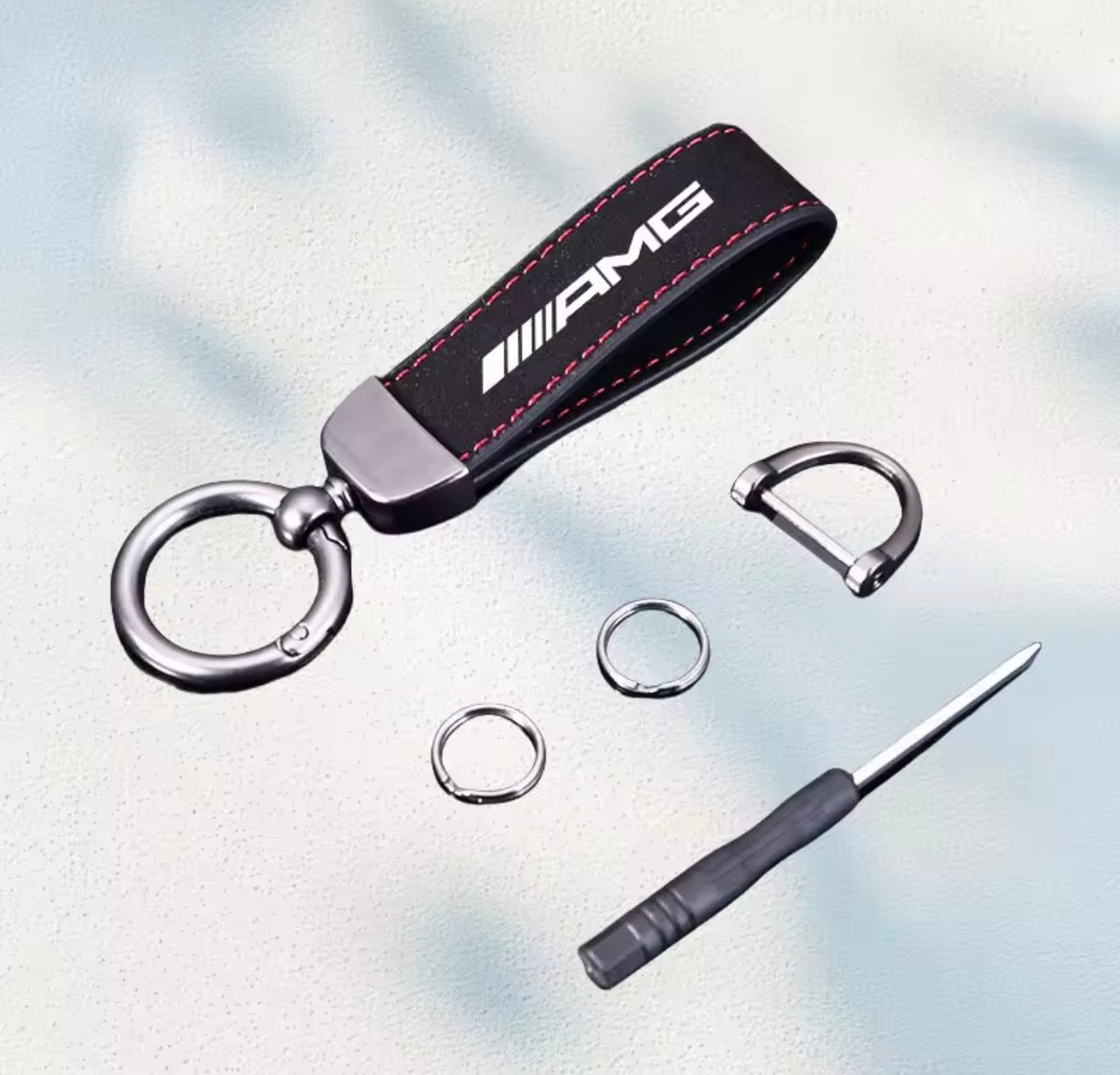 Mercedes-Benz AMG Leather Key Chain