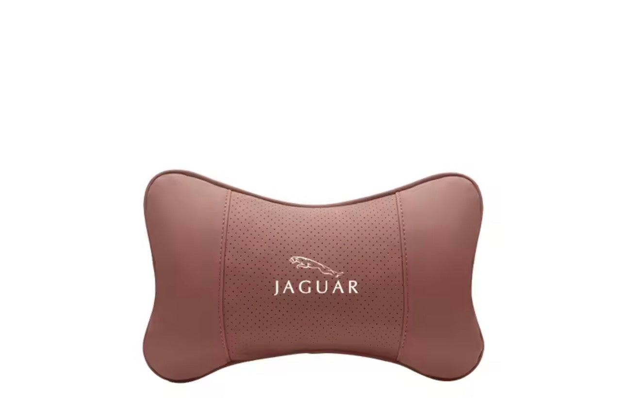 Jaguar Headrest Pillow and Back Support Cushion
