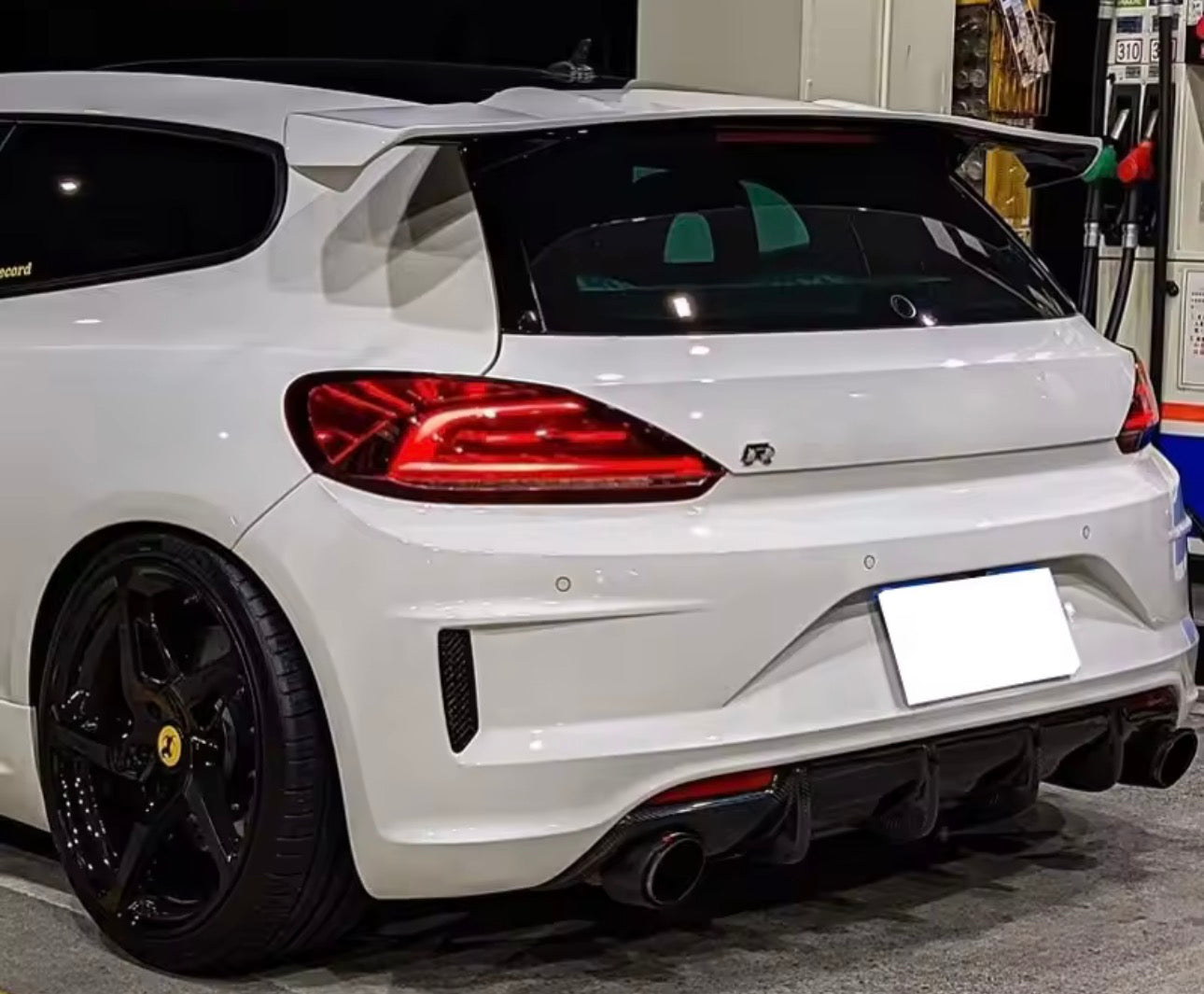 Volkswagen Scirocco Gloss Black Maxton Design Rear Diffuser