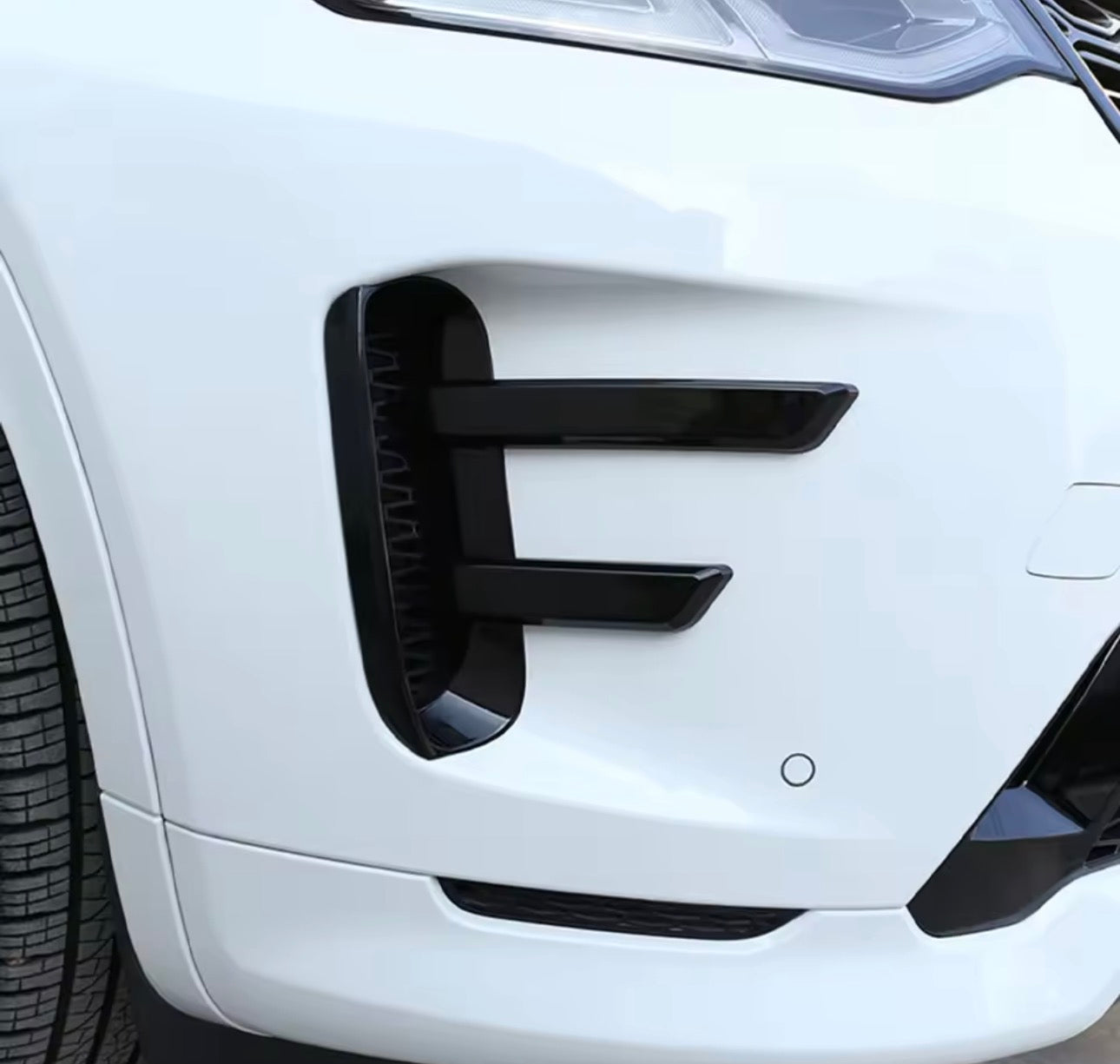 Land Rover Discovery Gloss Black Fog Light Cover Front bumper Fog