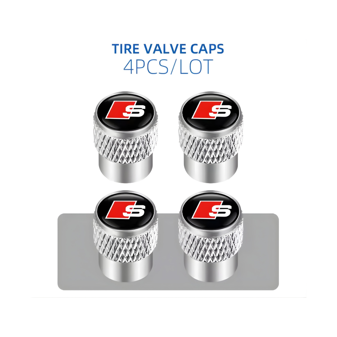 AUDI LOGO/S LINE LOGO WHEEL CAPS