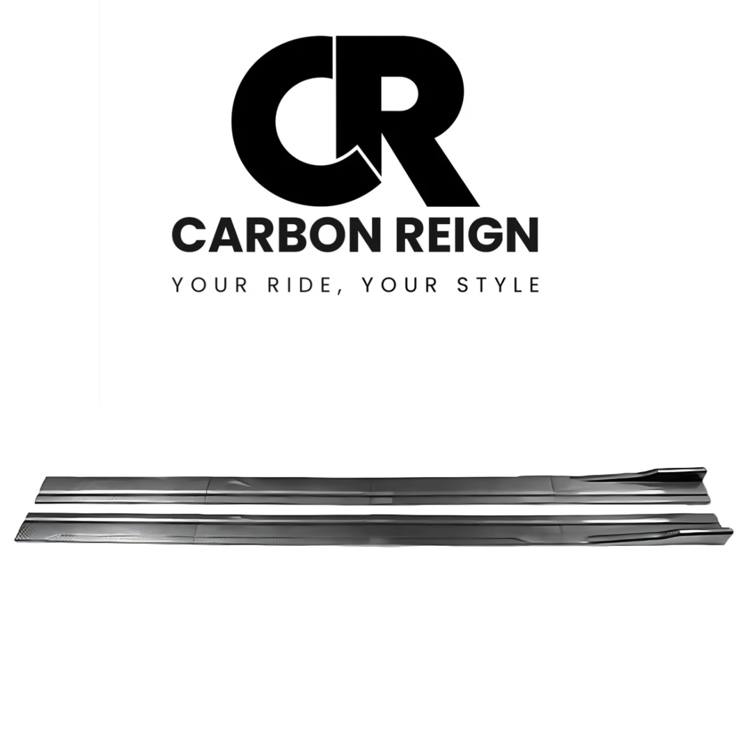 A6/S6/RS CARBON FIBRE/GLOSS BLACK SALOON/ESTATE SIDE SKIRTS 2013-2018