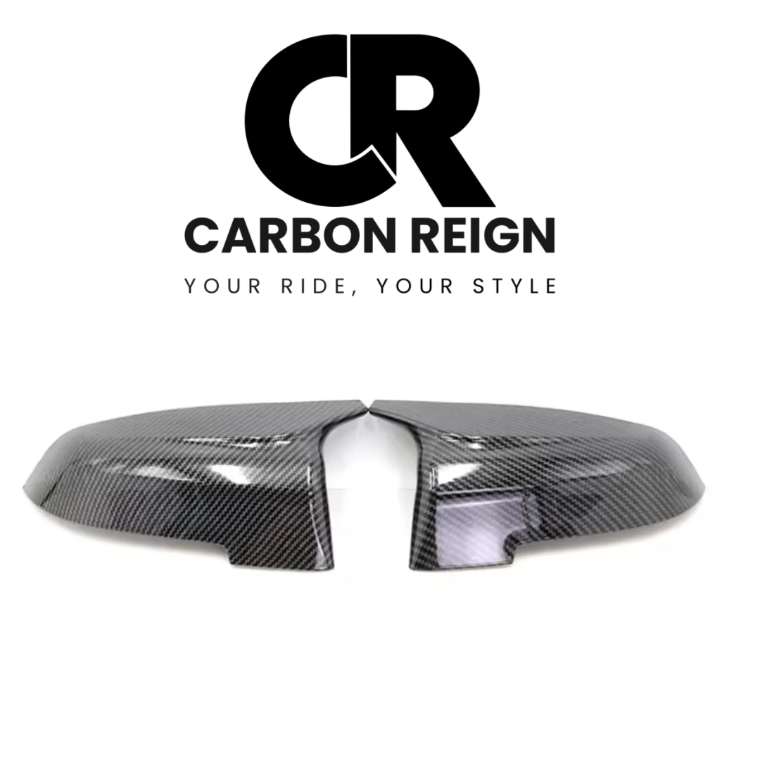 BMW 6 SERIES CARBON FIBER/GLOSS BLACK MIRROR CAPS