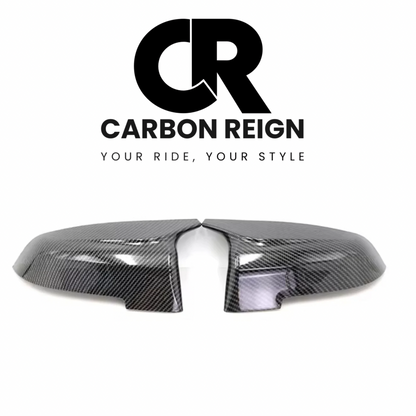 BMW 6 SERIES CARBON FIBER/GLOSS BLACK MIRROR CAPS