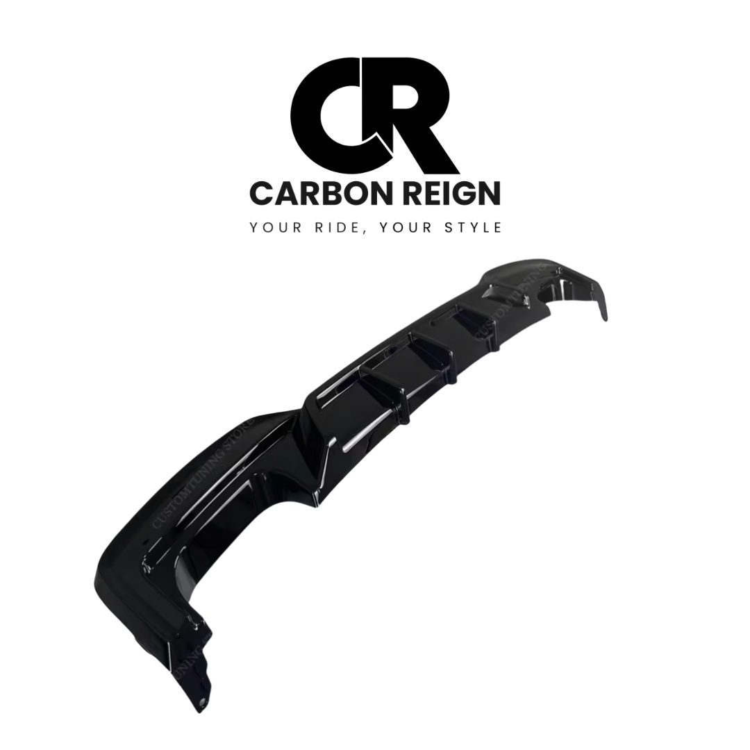 BMW 6 SERIES GLOSS BLACK DIFFUSER 2013-2017