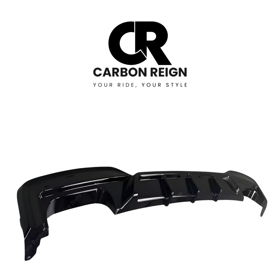 BMW 6 SERIES GLOSS BLACK DIFFUSER 2013-2017