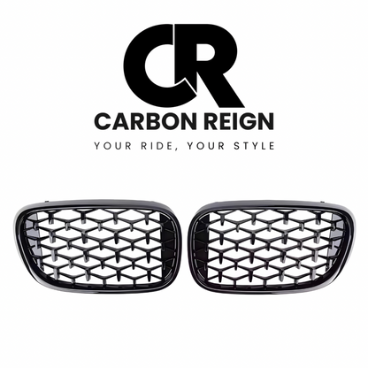BMW 7 SERIES DOUBLE SLAT AND DIAMOND GRILLS 2015-2019