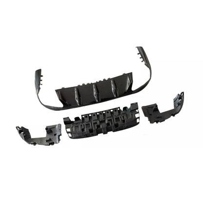 E Class - C238 Coupe: Black Rear Diffuser 16-20
