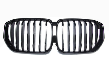 X5 - G05: Gloss Black Single Slat Grill 19-22