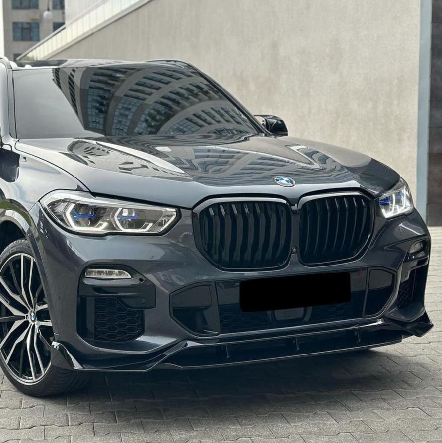 X5 - G05 Pre-Facelift: Gloss Black Front Splitter 19-22