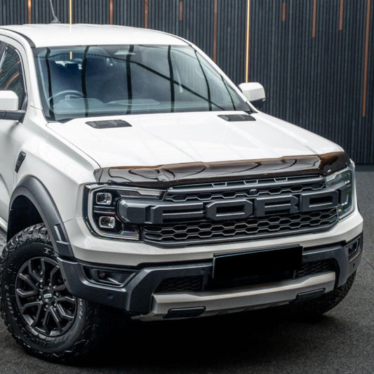 Ranger - T9 Facelift: Gloss Black Bonnet Guard 23+