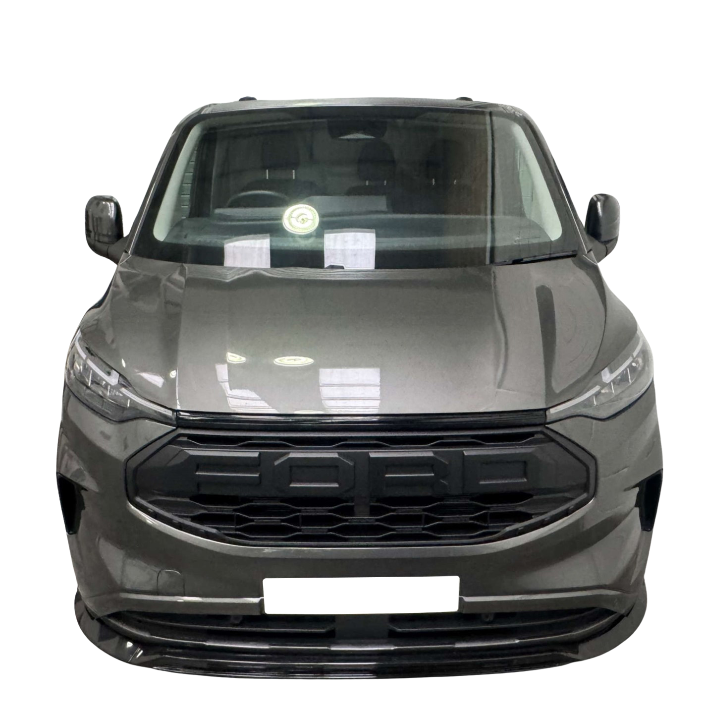 Ford Transit Custom MK2: Matt Black Honeycomb Style Front Grill 24+