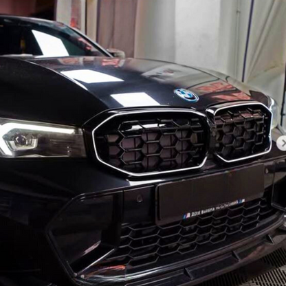 3 Series - G20 Facelift: Gloss Black Diamond Style LED Grill 23+