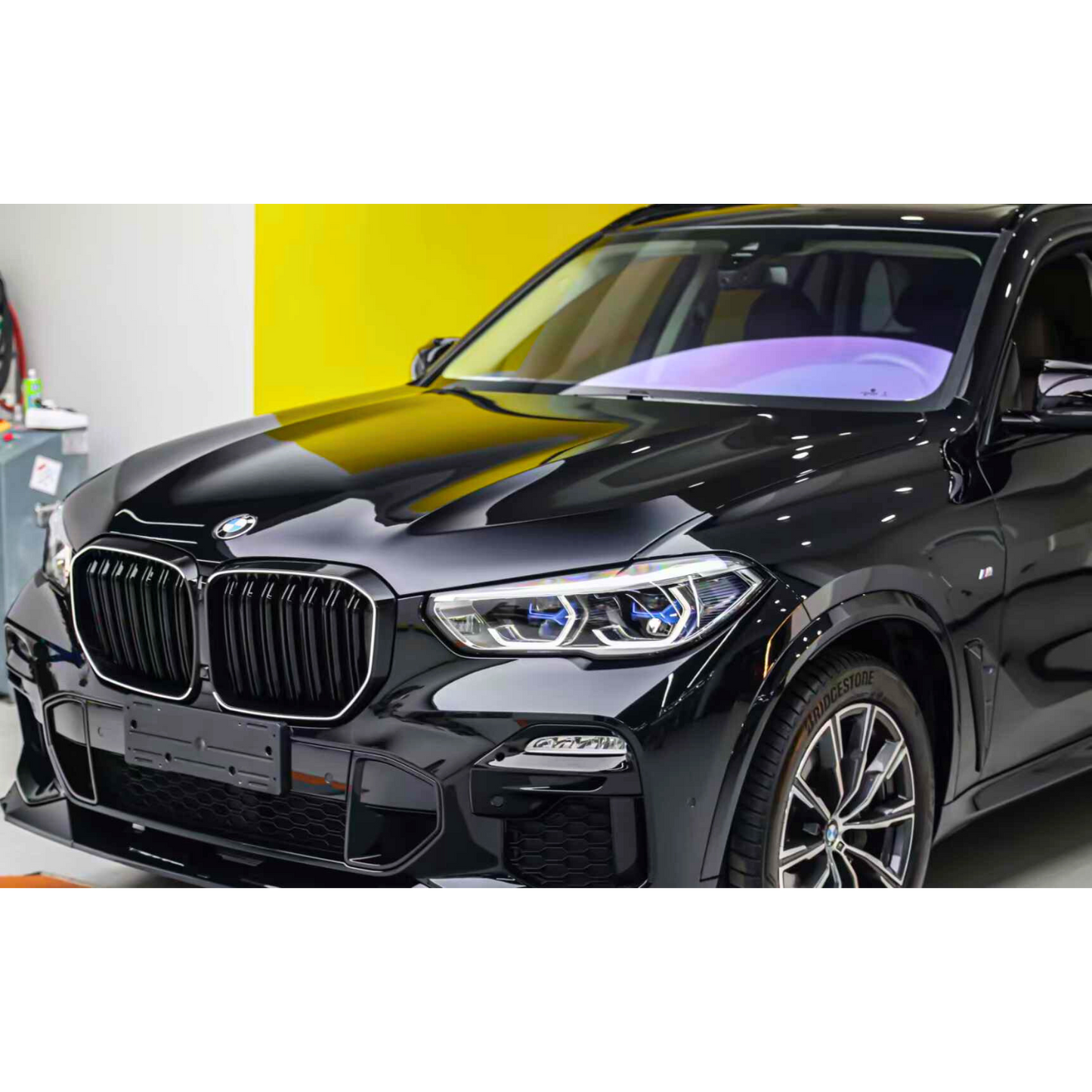 X5 - G05 Pre-Facelift: Gloss Black Double Slat Style LED Grill 19-22