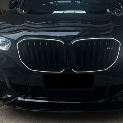 X5 - G05 Pre-Facelift: Gloss Black Double Slat Style LED Grill 19-22