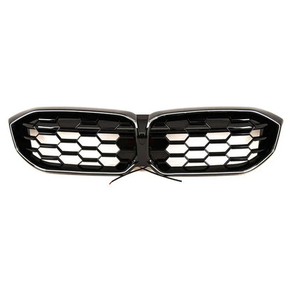 3 Series - G20 Facelift: Gloss Black Diamond Style LED Grill 23+
