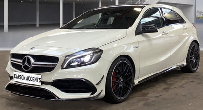 A Class - W176 Facelift: Gloss Black Front Canards 16-18